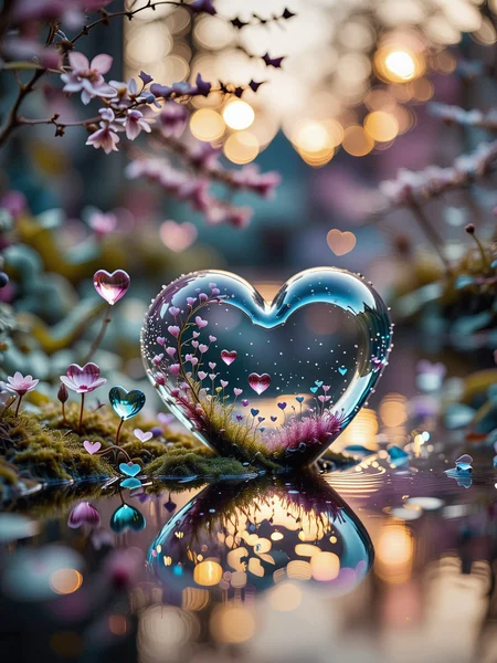 A captivating a pastel-colored bokeh surreal photo, where tiny, heart-shaped glass flowers seemingly leap from the scene. The vibrant colors of the background - soft pinks, purples, blues, and yellows - swirl together in a dreamy, detailed background, lake
<lora:dmd2_sdxl_4step_lora_fp16:1.0> , <lora:Expressive_H:1>, Depth of field, <lora:dark:0.1>, dutch angle, <lora:aidmaFLuxPro1.1_v0.3_IL:1>, aidmafluxpro1.1<lora:aidmaMJ6.1_v0.5_IL:1>, aidmaMJ6.1,