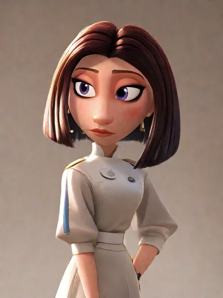<lora:colettetatou-05:1> ( colettetatou:1.1), cowboy shot, bob cut, brown hair
BREAK
high res image,masterpiece,best quality,girl,cute face,clear skin,shiny hair,ultra detailed eyes,simple background,