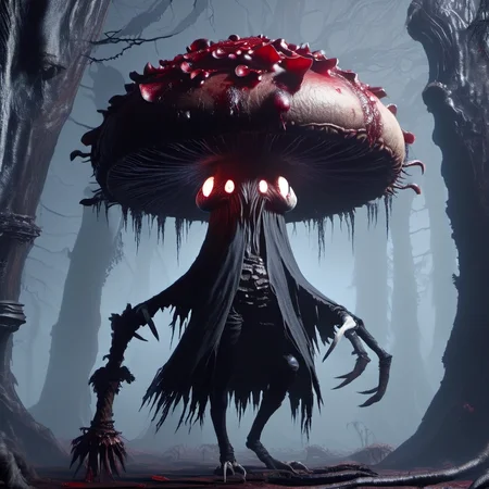 <lora:[XL]Bloodborne:1>Bloodborne mushroom