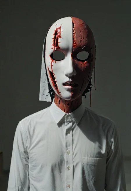 My head is slicing into enigmatic sections, and my primary symptom is that I have no face, but I must see