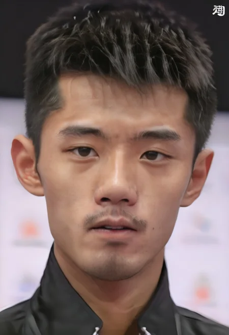 masterpiece, detailed face, best quaility, symmetrical eyes,  symmetrical face,realistic, photo, ZJK, 1boy, male focus, black hair, short hair, closed mouth, portrait, black eyes, blurry background, full body image, stubble, square jaw, facial hair, short hair, black hair, facial hair, putch angle, looking at viewer, black jacket, open mouth, masculine, manly, thick eyebrows