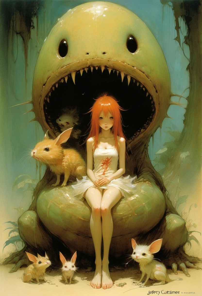 kawaii scene by Jeffrey Catherine Jones and Anne Bachelier