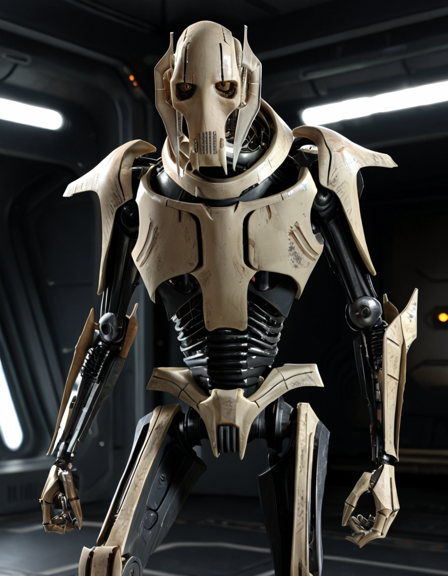 <lora:General_Grievous_Pony:1> General_Grievous, on a spaceship