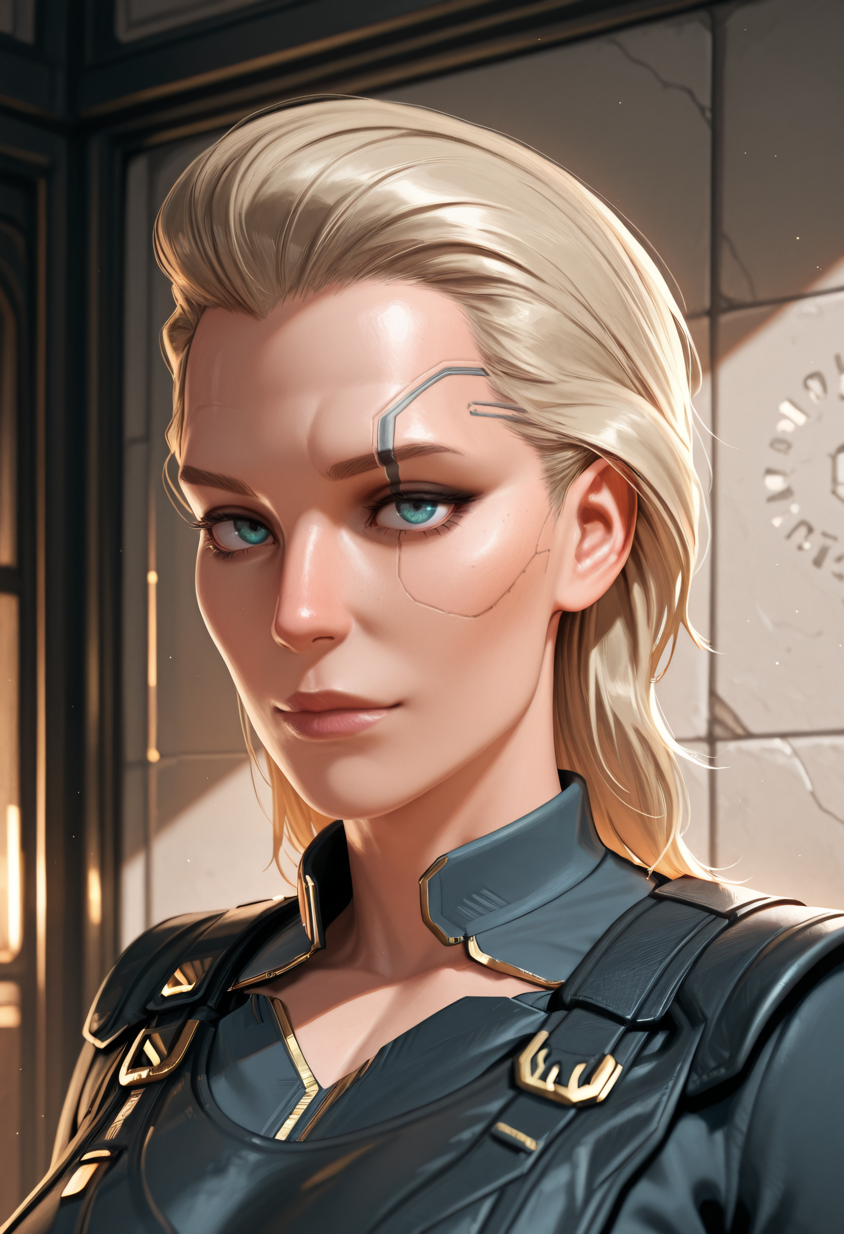 masterpiece, best quality, amazing quality,,<lora:meredithIllustrious:1>,
MEREDITHSTOUT, corpooutfit, portrait