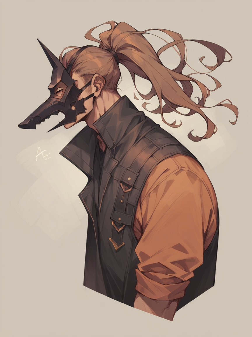 score_9, score_8_up, score_7_up, score_6_up, score_5_up, score_4_up,  <lora:p10trXLP3:0.5> p10tr, 1boy, mask,