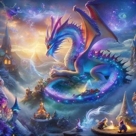 Fujifilm quality photograph (best quality)++, (masterpiece)++, (detailed)+, elf on the shelf fighting a Dragon, (fantasy illustration)1.3, enchanting Dragon battle elf on the shelf, mystical battle, (many gnomes battling)1.4 (whimsical charm).4 Otherworldly charm, mystical sky, (Luis Royo)1.2, (Yoshitaka Amano)1.1, moonlit night, soft colors, (detailed cloudscape)1.3, (high-resolution)1.2 (gnomes battling everywhere)1.2 , <lora:DonM3t3rn1tyXL-v1.1:0.8> DonM3t3rn1tyXL <lora:DonMD1g174l4sc3nc10nXL:0.8> DonMD1g174l4sc3nc10nXL <lora:Dragons:0.8> dragon <lora:EnvyMagicalXL01:0.8> magical <lora:FantasyLandscape:0.8> FanLan