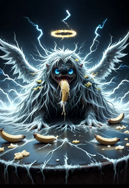 Now, there is a weird creature which look imperfect but somehow has an extremely cute and adorable. It came to the village of animals, and they adore it so much by giving it the best gift they were able to give. The creature looks like a pervert Artificial Intelligence Images Generator who really love to fap fap their bananas. Suddenly, one of the animal become interested with it and pledge itself as its future spouse but the creature rejected its love and made it become very sad. BUT as it remembers that the creature's hobby was to fap fap its banana, and then it trying to change itself become one of the most beautiful bananas in the whole millions of planets ever existed. How the process it become banana? I have no idea to be honest because I am just input this prompt to make you confuse just like my pervert ex-Boyfriend ever made me confuse with uncertainly future although he is ugly as a burnt pan crust. Award Winning of every Awards from million planets. Trending on PentHouse for one time and the rest of other times always trending on PetHouse, so much trending that even Civita moderators unable to judge whether this is allowed or not. Do you know what I mean? because I don't even know why i am doing this, just blame the government!
