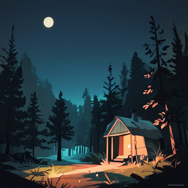 masterpiece,high resolution,score_9,score_8_up,score_7_up,
simple_cartoon,night,forest
 <lora:simple_cartoon_style-pony:0.8>