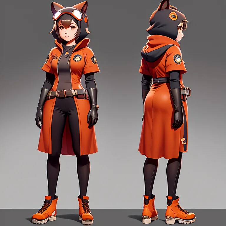 highly detailed Full body charturner of a postman. multiple views of the same character. . Subsurface scattering, rimlight,, art by smoose2