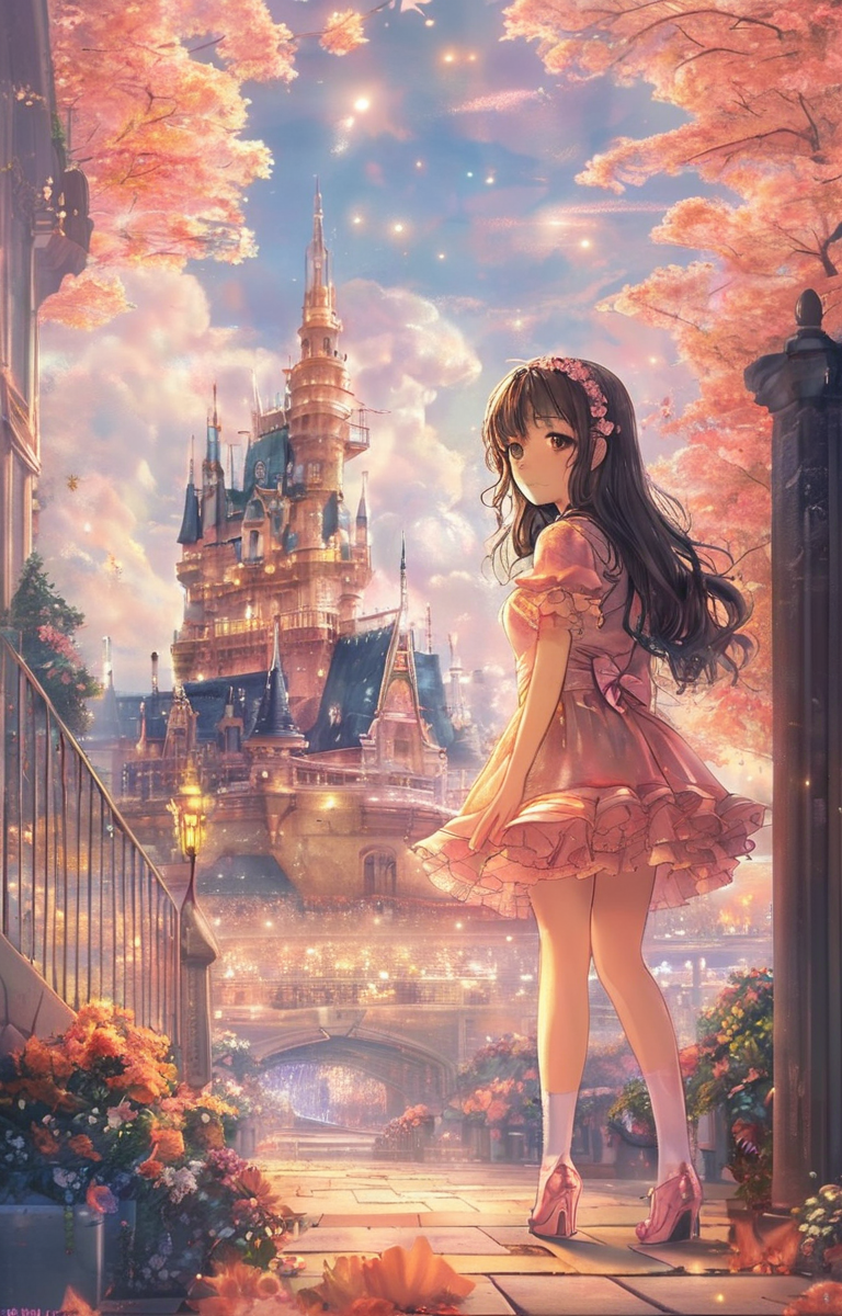 masterpiece,best quality,<lora:tbh326-sdxl:0.9>,illustration,style of Alena Aenami portrait of idolmaster cinderella girls,