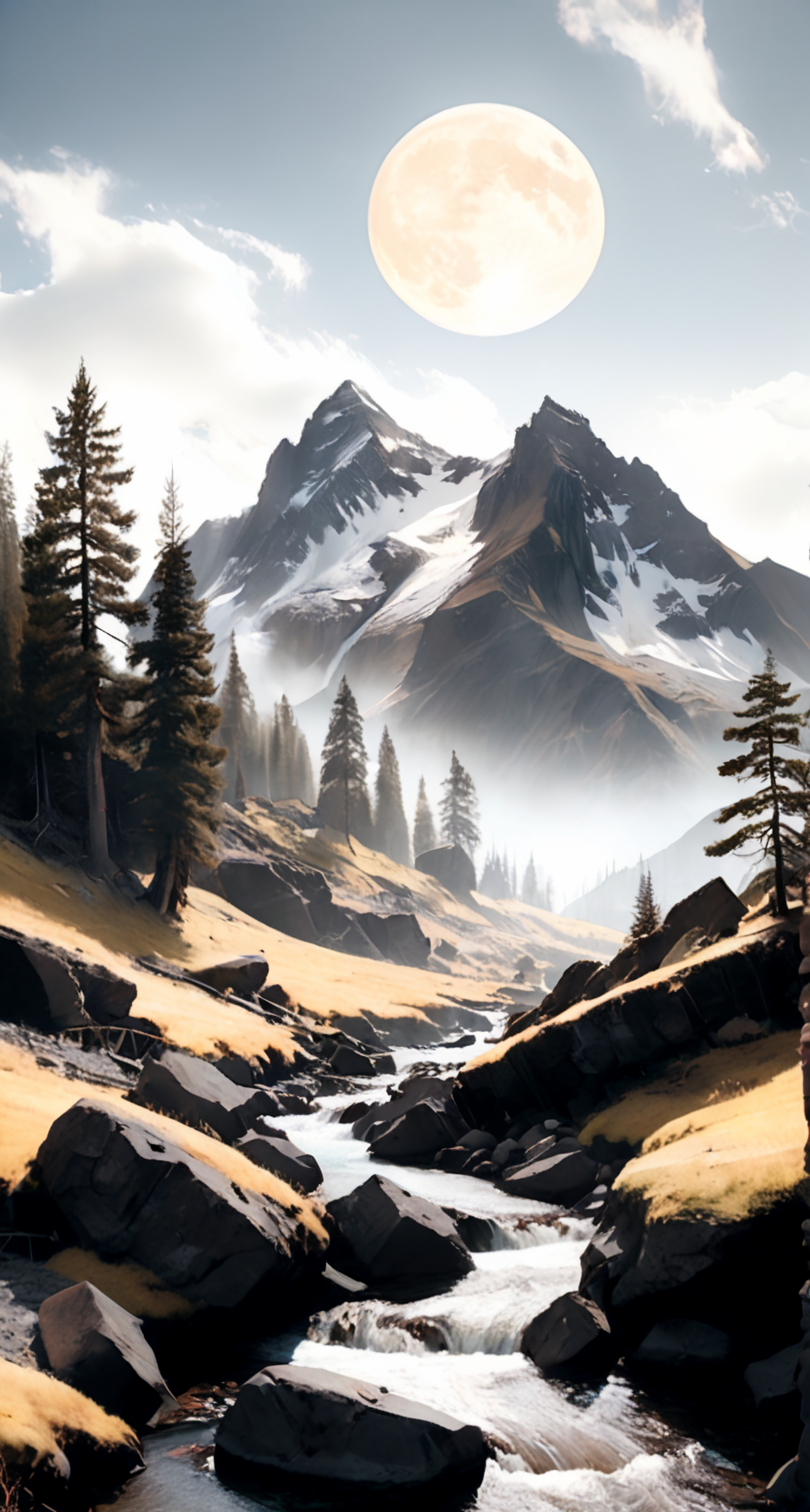 towering peaks, (no humans:1.28), rugged silhouettes, (weathered granite:1.28), (soft golden light:1.25), stunted pine, distant waterfall, crisp air, timeless, brutal beauty, hardy, intrepid, pure nature, hidden glacier, alpine stream, mysterious, untamed, untouched, secluded, solitary, proud, awe-inspiring, regal, unforgettable, heroic, legendary, iconic, iconic landscape, landmark,  scenic volcanic landscape, ashes, vulcano, smokingcold lava rivers, rolling hills, rocks, (mountain spring:1.45), mountain backdrop, panorama, clear photograph,  (Forgotten Crypt of the Monastery:hidden beneath foundations, contains remains of forgotten order, secrets and mysteries waiting for explorers)
((full moon:1.16), bright moonlight, moon rays, dappled shadows, clouds, mist, eerie atmosphere, long shadows:1.21), <lora:sdxl\add-detail-xl.safetensors:0.9400000000000001:0.32> <lora:sdxl\incase_style_v3-1_ponyxl_ilff.safetensors:0.87:0.22> <lora:sdxl\g0th1cPXL.safetensors:0.88:0.29> <lora:sdxl\pony-realism-22-nsfw-photo.safetensors:0.8:0.29>p8,s4,,