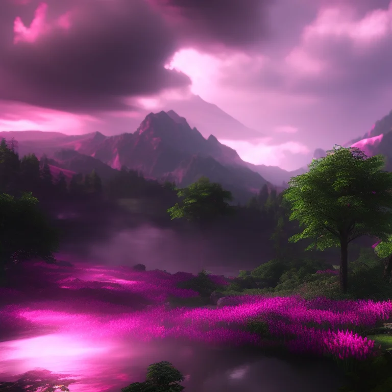 FFbF_effect, animal nature landscape trending on ArtStation, 8k, masterpiece, cinematic lighting
