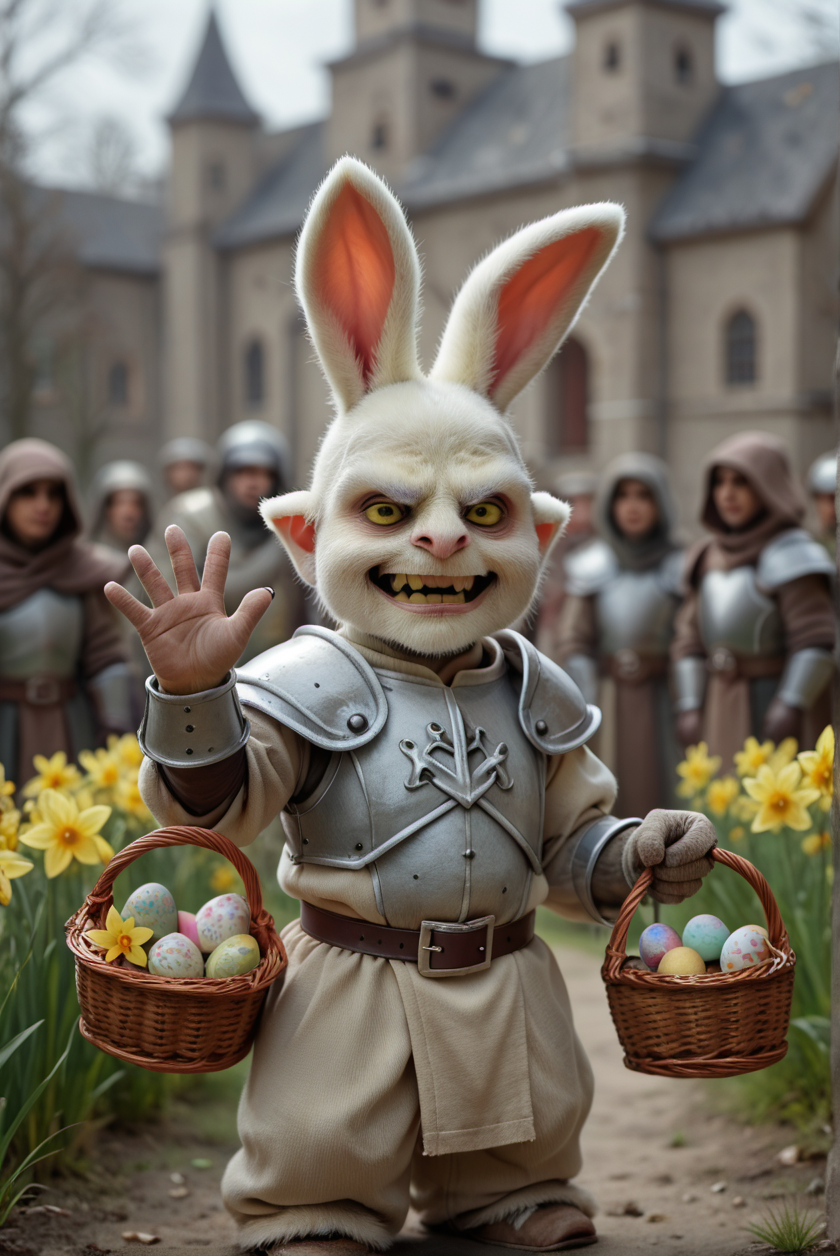 Generation Mode:

sdxl_txt2img

Positive Prompt:

score_9, score_8_up, score_7_up, Happy3aster, yellow flowers, easter eggs in basket, Goblin warrior, waving its bone sword, wearing armour, angry war-chant,

Negative Prompt:

low quality, pixelated, nsfw, cleavage, nipples

Positive Style Prompt:

score_9, score_8_up, score_7_up, Happy3aster, yellow flowers, easter eggs in basket, Goblin warrior, waving its bone sword, wearing armour, angry war-chant,

Negative Style Prompt:

low quality, pixelated, nsfw, cleavage, nipples

Model:

ponyRealism_v21MainVAE (SDXL)

VAE:

fenrisxl_SDXLLightning (SDXL)

Width:

840

Height:

1256

Seed:

3157272588

Steps:

35

Scheduler:

euler_a

CFG scale:

4

CFG Rescale Multiplier:

0

Seamless X Axis:

false

Seamless Y Axis:

false

High Resolution Fix Enabled:

false

LoRA:

Happy3aster Pony (SDXL) - 0.75