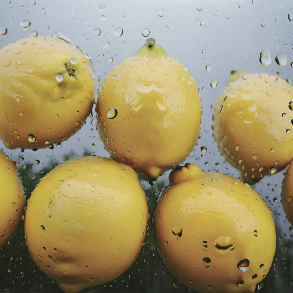 lemons behind rain on glass<lora:Rain_on_Glass_XL:1>