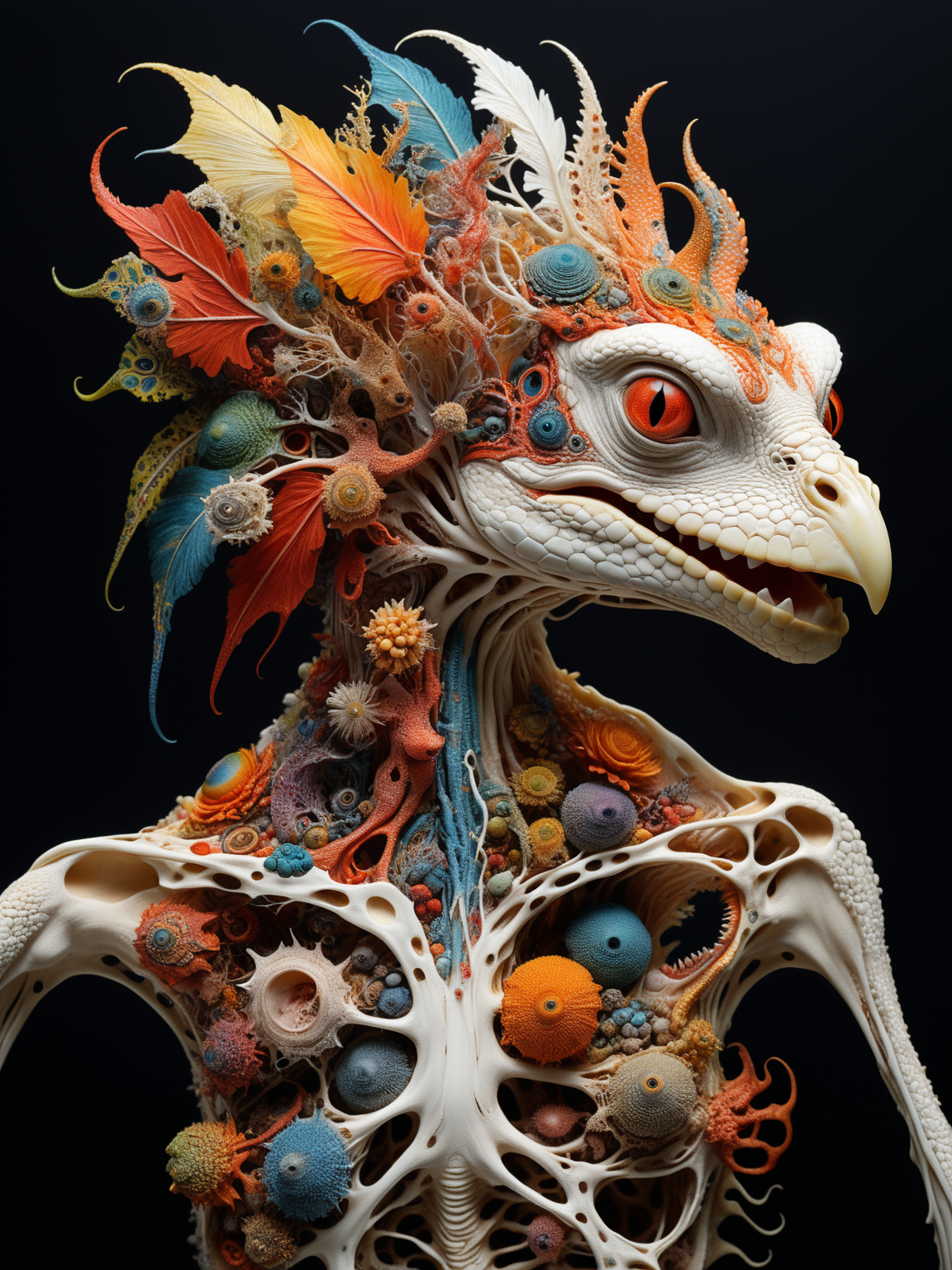 photo of Hyperrealistic art Wonderful, intricate, (colorful), (a superb Art Brut Decollage art, Lycanthropic Phoenix), ethereal neural network organism, cyborg dragon:2 girl:0.3, ginger:0.5 biomorph, glass skeleton, skinless:3, anatomical , biomechanical details, (white and iridescent colors:1.1) bright colors, alchemist, alt_style, cinematic, 35mm film, 35mm photography, film, photo realism, DSLR, 8k uhd, hdr, ultra-detailed, high quality, high contrast, turtle
<lora:xl_more_art-full_v1:1>