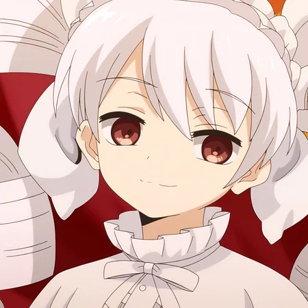 curmbles, score_9, score_8_up, score_7_up, score_6_up, score_5_up, score_4_up, anime coloring, Masterpiece, megami magazine, source_anime, Uncensored, bedroom, futaba yozakura, futabas clothing, headband, white hair, twin drill hair, white gloves, <lora:sdxl_lightning_8step_lora:0.9> <lora:FutabaYozakura:1> <lora:an31_curmbles2:0.8>