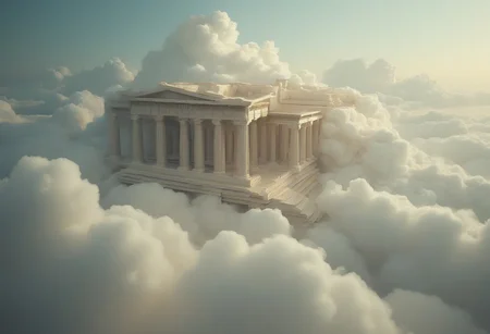 the most realistic, photorealistic photo ever taken [(an ancient greek mythological city:1.5) in the clouds,a dream world shifting landscapes, and ethereal creatures, Captured with a Hasselblad X2D 100C and an 80mm f/1.9 lens, hyper-realistic textures, soft studio lighting, elegant shadows, styled for a Vogue beauty editorial, incredible realism, creamy bokeh, ultra-detailed textures, perfect lighting],