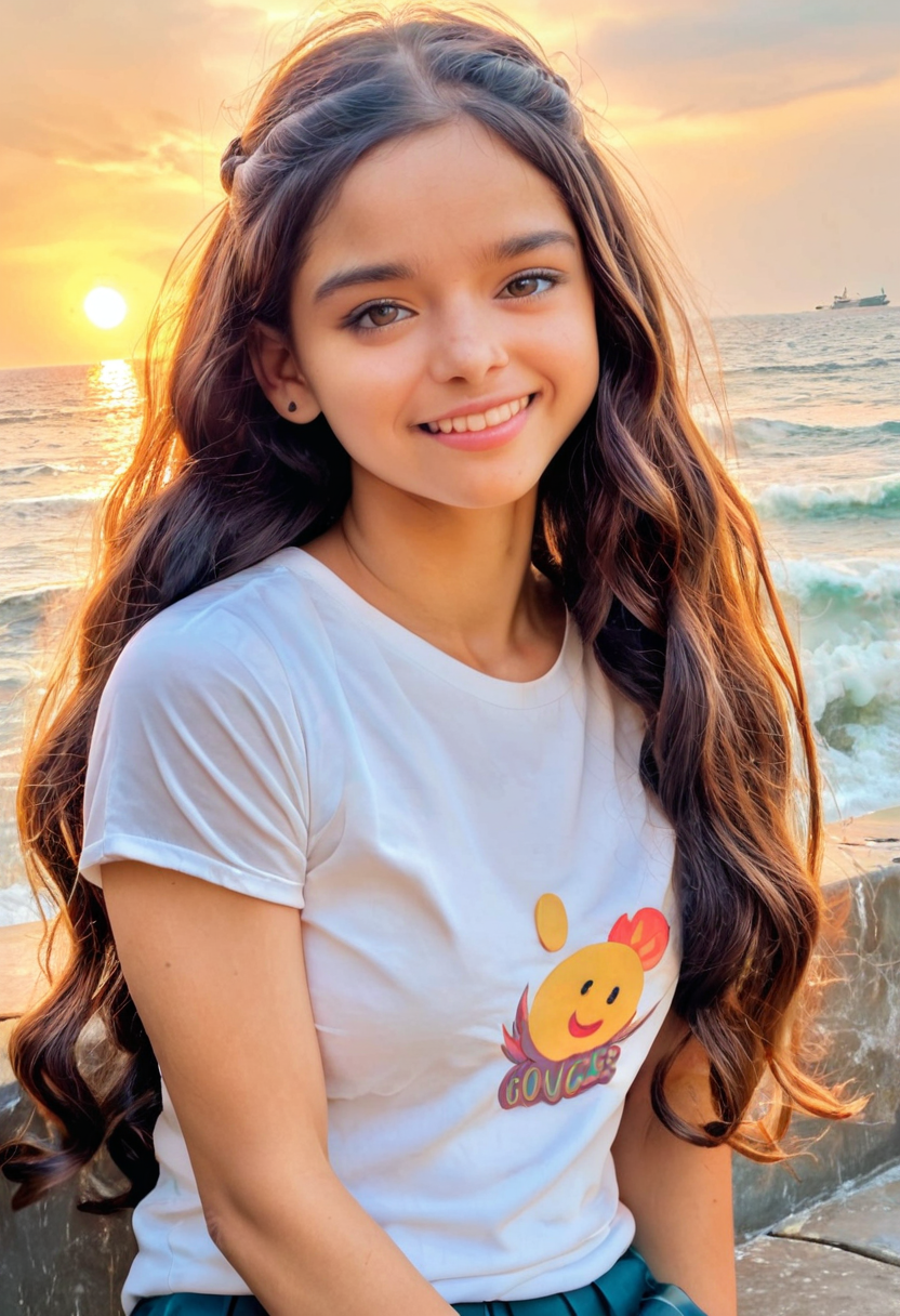 score_9, score_8_up, score_7_up, BREAK 1girl, hair, college student, gorgeous girl, cute face, cute girl, long wavy hair, detailed face, athletic, toned, ocean, beautiful woman's face, looking at viewer, ultra realistic, hyper realistic, (pale skin:1.4),<lora:khushboo_v-000008:0.8>, khushboo,<lora:Smooth_Booster_v2_1371899:0.8>