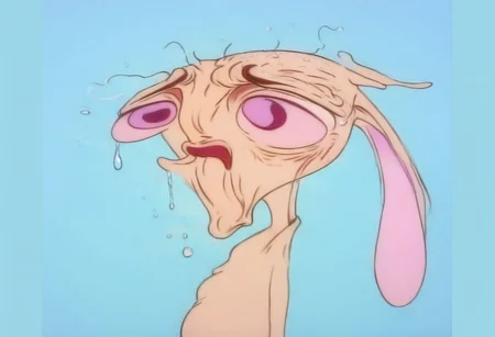 upper body, ren, expression, moping, tears, pale blue background,
no humans, easynegative, By bad artist