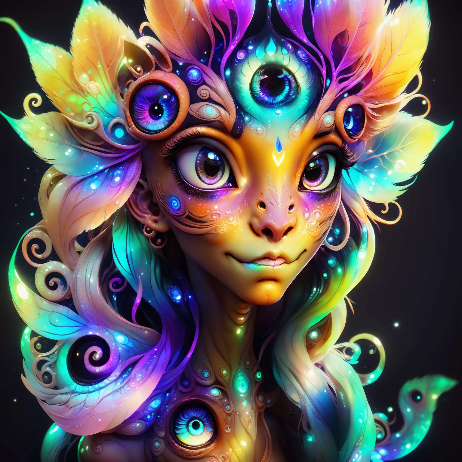 <lora:aiai-DiscoFaces-XL1-v1-captions:0.75> aiai-DiscoFaces style cute furry water creature with large detailed eyes and long realistic fur, pixar style character design, ethereal glow, lushfoliage, tropical , masterpiece, its body is covered in a thick layer of mucus, otherworldly appearance, infused dark magic, exaggerated colorful art, mysticism, unique immersive, highly detailed, 8K vibrant colors, high contrast, vivid lighting, hyperrealism