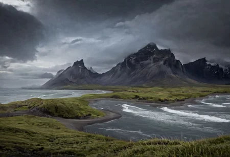 stormy weather, Vestrahorn