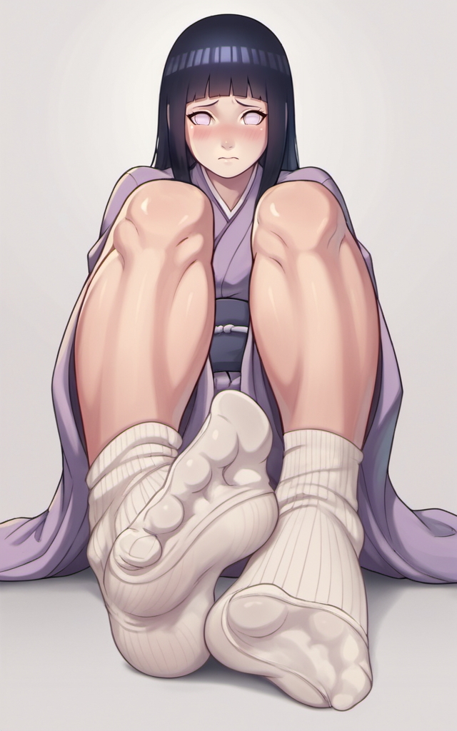 score_9,score_8_up,score_7_up,score_6_up,score_5_up,score_4_up,(source_anime),1girl,simple background,hyuuga hinata,naruto shippuuden,shy,long hair,kimono,full body,white tabi socks,anime coloring,<lora:l_u_pony:1>,l_u_pony,l_u,foot focus,