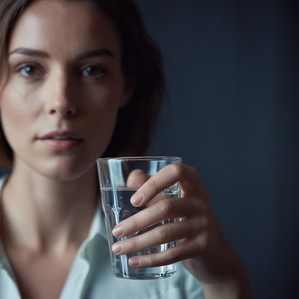 cinematic film still of  <lora:perfection style:0.1>
 <lora:detailed:0.3>
 <lora:Chiaroscuro Lighting Style:0.3>
 <lora:hand 4:0.3>
A perfect detailed photo of a woman holding a glass of water in her hand, shallow depth of field, vignette, highly detailed, high budget, bokeh, cinemascope, moody, epic, gorgeous, film grain, grainy