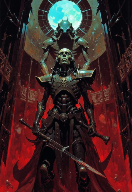 knightmare,I am death and I am not alone,the digital second coming,mechanical parts,necron,warhammer 40k universe,aesthethic cyberpunk horror,cyberpunk,scifi,cyber core,futuristic, high tech,horror theme,dread,terror,disturbing,thrlling,insanity,tension and fear building with every step ,mesmerizing.primal fear,deep contrasting shadows, eerie and foreboding atmosphere,industrial,death metal,swirling,gloss,fractal,
best quality, masterpiece, detailed, UHD, photography cinematic,lots of fine detail,award-winning,vibrant,artstation,(dramatic lighting),Picture-perfect image, more powerful every minute,(female focus),gloss,fog,light particles,cyber gothic,renaissance,expressive,glow,trippy,psychodelic,absurdes, breathtaking, red and cyan,acid colors,gloom,light shafts.darker time that never ends,endless screams and agony