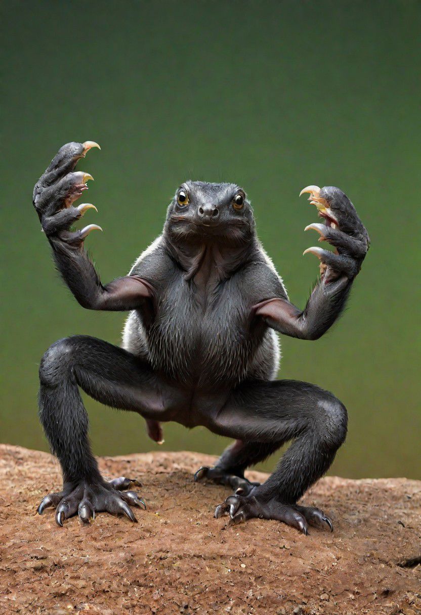 a tarouco animal with four arms