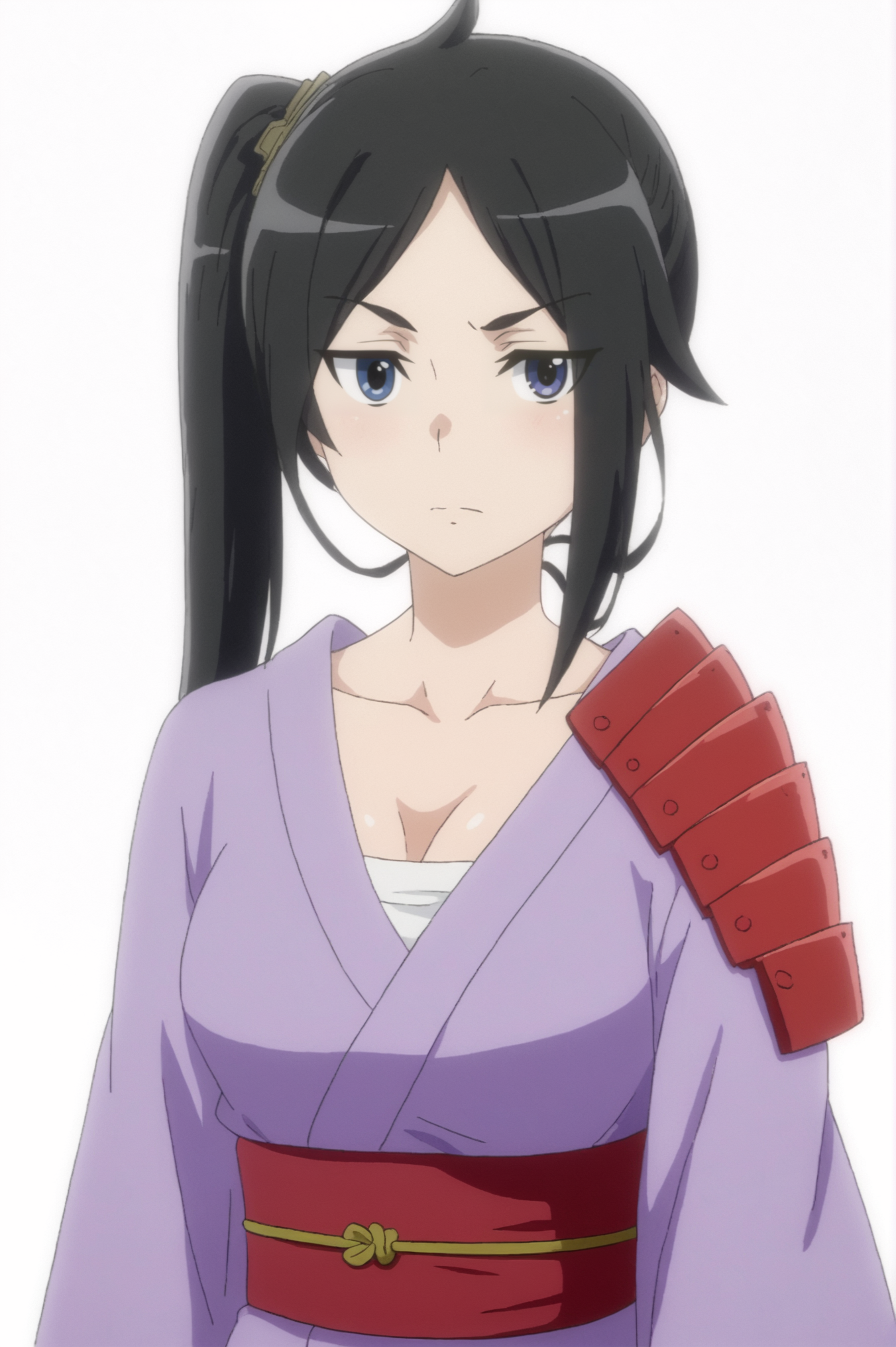 <lora:Mikoto_Yamato:0.7>, Mikoto Yamato, upper body, white background <lora:sdxl_lightning_4step_lora:1>