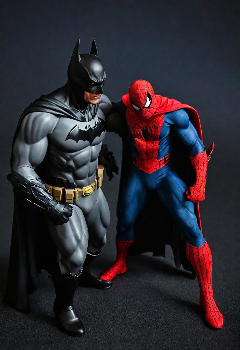 Batman and  spider-man