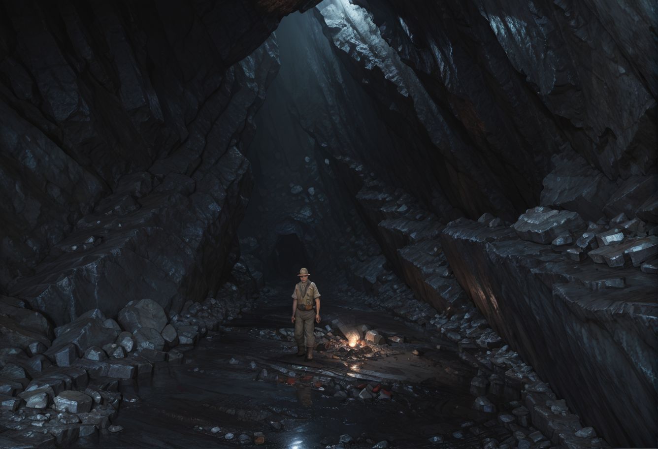 ,0959,light,cave,dark,indoors,
Mine workers,miners clothing,iron picks,multiple boys,Mining,å·¥ä½,<lora:0959 Mine_v1_pony:0.8>, score_9,score_8_up,score_7_up,,8k,1girl,solo,,