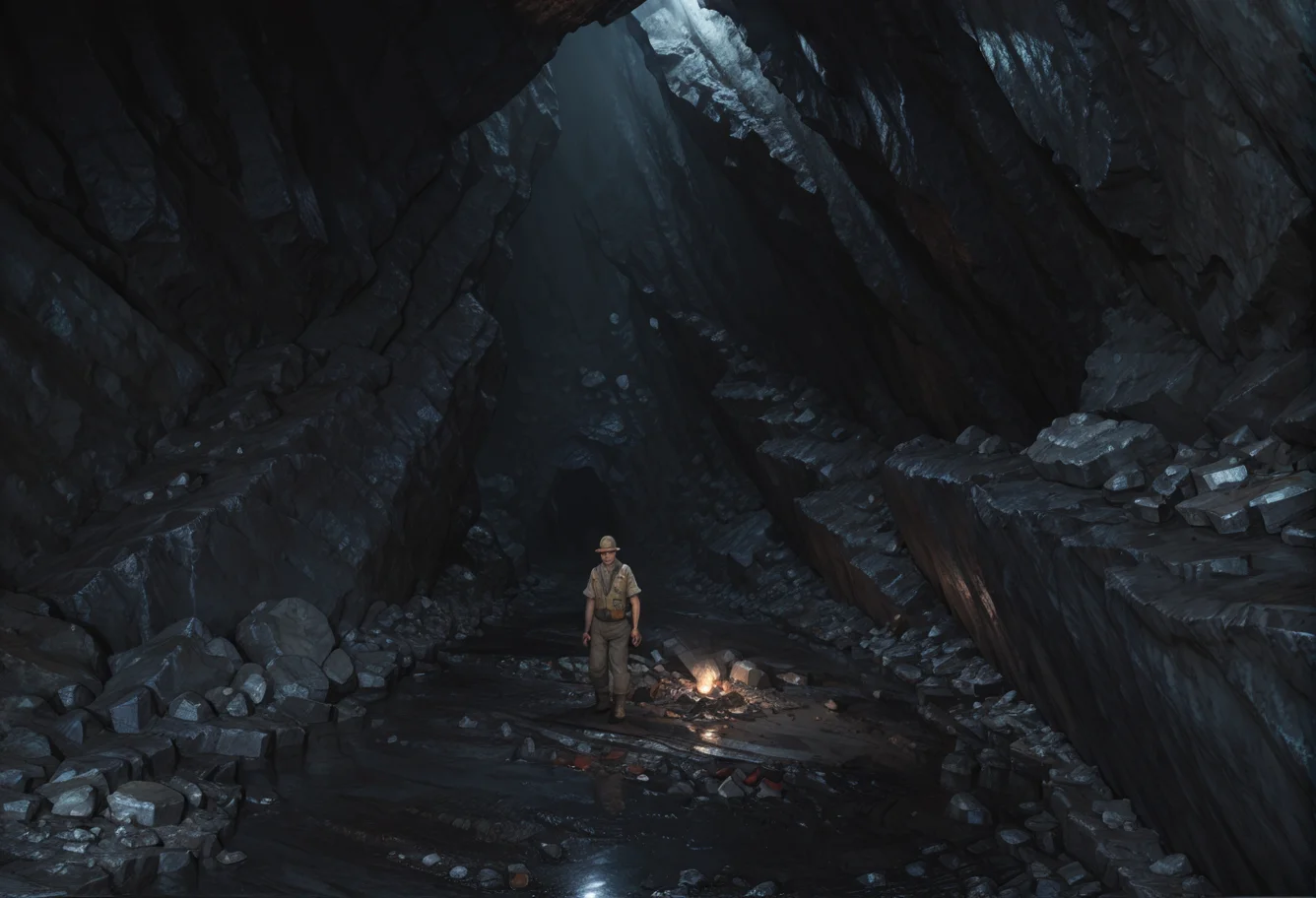 ,0959,light,cave,dark,indoors,
Mine workers,miners clothing,iron picks,multiple boys,Mining,å·¥ä½,<lora:0959 Mine_v1_pony:0.8>, score_9,score_8_up,score_7_up,,8k,1girl,solo,,