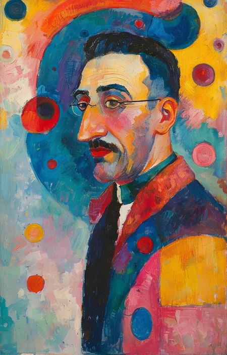 masterpiece,best quality,<lora:tbh287-sdxl:0.9>,illustration,style of Wassily Kandinsky portrait of noble man