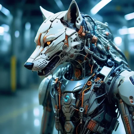 techmai wolf <lora:techmai:1>
