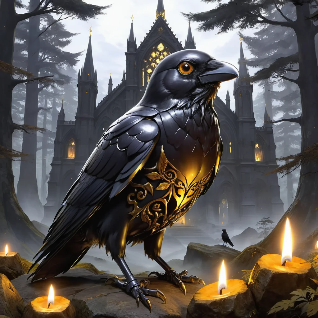 mountains of golden skulls,mecha crow, outdoors, cathedral, duskull, dusk, yuuhi kurenai, the legend of zelda: tears of the kingdom, crows fall all over the ground, dark forest, lycoris radiata, 1girl, solo,
best quality, high quality, highres, masterpiece,
<lora:crow SDXL-000001:0.7>
<lora:SDXL Detail Tweaker XL ç»èè°æ´å¨ -3 3:3>
<lora:SDXL Darkness_Cinema:0.6>