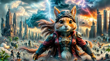 Hyperrealistic art (nsfw:1.8), Epic CG masterpiece, hdr,dtm, full ha,8K, ultra detailed graphic tension, dynamic poses, stunning colors, 3D rendering, surrealism, cinematic lighting effects, realism, 00 renderer, super realistic, (full - body photos:1.8), super vista, super wide Angle, In a futuristic abandoned city, a girl with a huge "Mad-Cat" Battle-Mech in a galaxy at war, Her name is Alina, medium Breast, a fighting dark female Mech-Warrior from the future world in action, Her eyes are firm and resolute, showing the desire for victory,  ([foggy cityscape in the distance : very pretty 30 years old girl whit very long hair, a Laser-Rifle, Huge Mech in background, city:0.50]:1.6) immersed in a giant flow of wind, living in a thunder cloud, behind the cloud, (double exposure:1.3), surreal dream, gray atmosphere, rainy day, dynamic, detailed background. Surrealist, The style is dark noir with HDR, RAW, ray tracing reflections, sharp focus, and ultra-realistic details,  Extremely high-resolution details, photographic, realism pushed to extreme, fine texture, incredibly lifelike . Extremely high-resolution details, photographic, realism pushed to extreme, fine texture, incredibly lifelike,  <lora:LowRA:1> <lora:more_details:0.1> <lora:Enhanced_XL_V1:0.1> <lora:SDXLHighDetail_v5:0.1> <lora:BattleTech Battlemechs:1>, nsfw, Raw poster, concept art, landscape, psychedelic, a field of hemp plants "Purble Haze" whit large buds, foggy, random weather, random daytime,  (love:1.3), (spring saeson in the ball:1.3), entropy, (mini insect:0.1), shallow depth of field detailed background, sunshaft, surreal, dark noir style, HDR, RAW, ray tracing reflections, sharp focus, ultra realistic, 12k
<lora:dreamcolor:0.3> <lora:EDG_-_Test_Lora:0.3> <lora:more_details:0.3>, Hyperrealistic art (nsfw:1.3), Epic CG masterpiece, hdr,dtm, full ha,8K, ultra detailed graphic tension, dynamic poses, stunning colors, 3D rendering, surrealism, cinematic lighting effects, realism, 00 renderer, super realistic, (full - body photos:1.8), super vista, super wide Angle, In a futuristic abandoned city, a girl with a huge mechanical arm is engaged in a fierce struggle with the enemy, Her name is Alina, medium Breast, a fighting dark female Warrior from the future world in action, Her eyes are firm and resolute, showing the desire for victory,  ([foggy cityscape in the distance : very pretty 30 years old girl whit very long hair, a Katana, scifi sport car in background, city:0.50]:1.6) immersed in a giant flow of wind, living in a thunder cloud, behind the cloud, (double exposure:1.3), surreal dream, gray atmosphere, rainy day, dynamic, detailed background. Surrealist, The style is dark noir with HDR, RAW, ray tracing reflections, sharp focus, and ultra-realistic details,  Extremely high-resolution details, photographic, realism pushed to extreme, fine texture, incredibly lifelike . Extremely high-resolution details, photographic, realism pushed to extreme, fine texture, incredibly lifelike,  <lora:LowRA:1> <lora:more_details:1> <lora:Enhanced_XL_V1:1> <lora:SDXLHighDetail_v5:1>, disney pixar sytle, masterpiece,  a little pirate squirrel standing on an ancient weathered map of a mystical pirate island in the carribbean, way to a hidden treasure marked with a red cross, lying on a wooden table, magnifying glass, dagger, extremely detailed, 4k, hdr,  <lora:ste4mpunk:0.6> ste4mpunk, <lora:SDXLFaeTastic2400:0.8> , m0nst3rfy3, <lora:m0nst3rfy3(0.5-1)M:1> <lora:LowRA:1>
