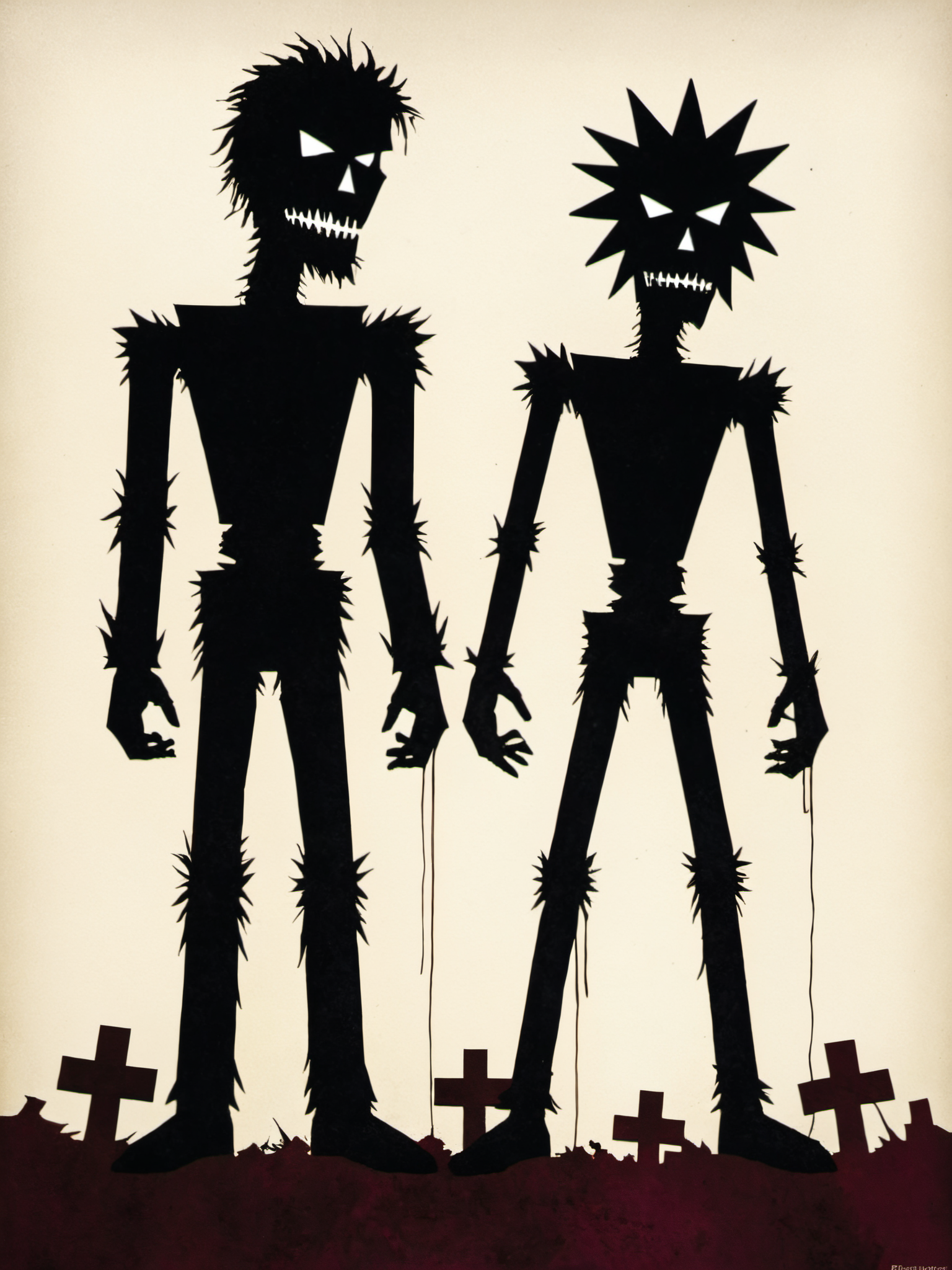bold artwork,creative use of shadows and textures to create an image using negative space,"master of puppets",