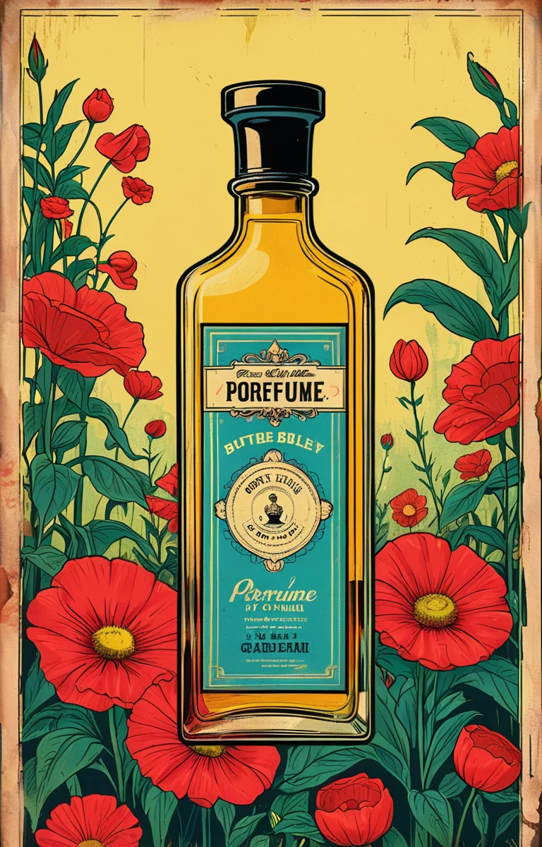 masterpiece,best quality,<lora:tbh335-sdxl:0.6>,illustration,style of Butcher Billy
A bottle of perfume in garden