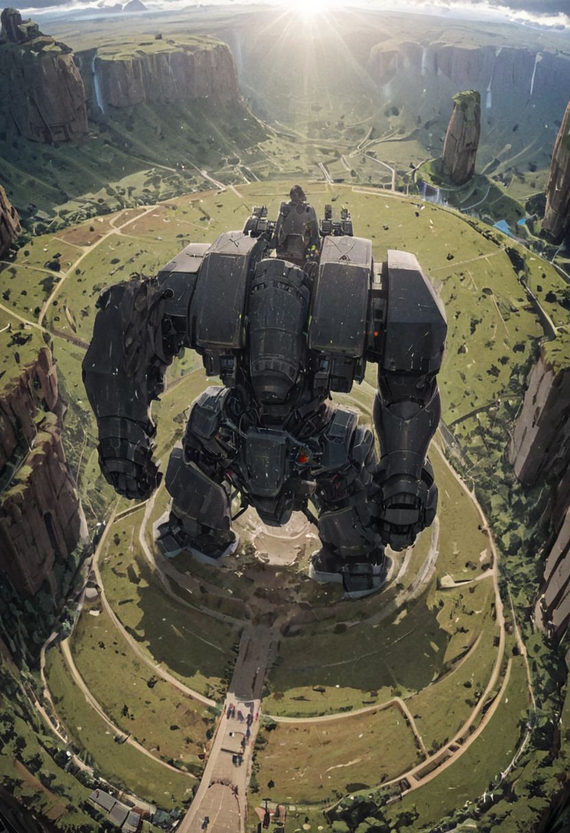 (Moai statue WITH Huge  mecha robots, ON easter island:1.5), 
(Ancient megalithic civilization, Azka Lines, on Easter Island:1.1), (The colonial city of the future, in the mist-filled Grand Canyon, on an unknown Earth-like planet, 2 moon on sky, Spaceship flight connects colonies, waterfulls:1), (Machu Picchu, a mountain settlement, incredibly spectacular:1),  (avant-garde, future, reality, science fiction, photorealistic), White limestone with black granite, fountain, waterfall, landmark, square, path, narrow street, (Large Files, Ultra Realistic, 8K, 16k, FHD, HD, VFX, Perfect, Photography, composition, Architecture Sales Photography, Architecture Competition, Ultra High Resolution, Cinematography, High Resolution Image:1), (dramatic lighting, direct sunlight, ray tracing, clear shadow:1), (real landscape:1), (blurred background:1.0), (urban background, more_details) ,
extremely detailed, industrialbuilding, drdnght machine, spstation, mayamaze, caveruinsAerial