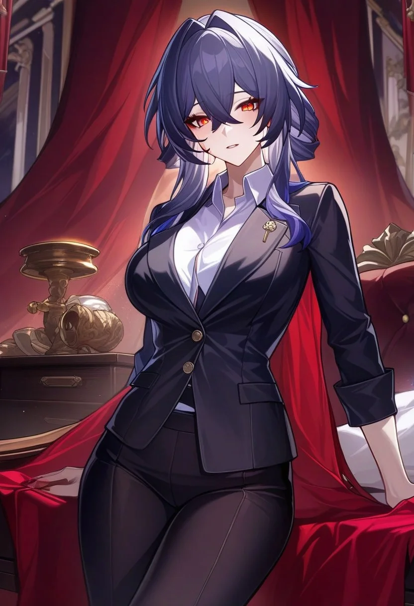 masterpiece, best quality, HONKAI STAR RAILWAY CHARACTER, 
1girl, extreamly detailed, beautiful detailed face, complex detailed background, BREAK, 
office uniform
