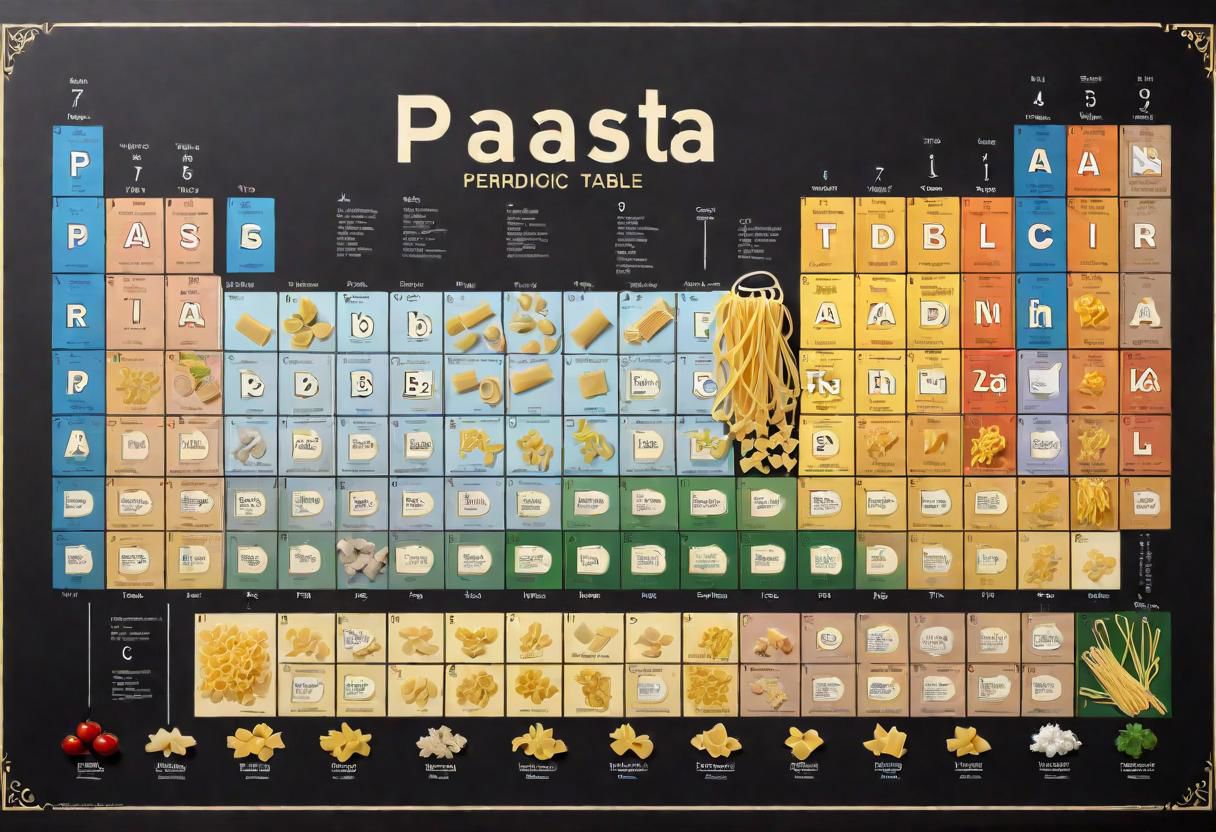 pasta periodic table