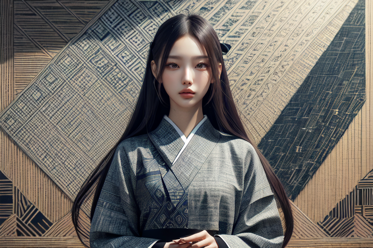 highly insanely detailed, masterpiece, top quality, best quality, highres, 4k, 8k, RAW photo, (very aesthetic, beautiful and aesthetic),  
(code_style,codestyle),japanese text,english text,(sympattern,geometric pattern),Doodle,geometric pattern wallpaper, 
<lora:CodeStyle (half generic class)_564920:0.8>, 
(1girl:1.3), 1other, 
(in Venice),âââ