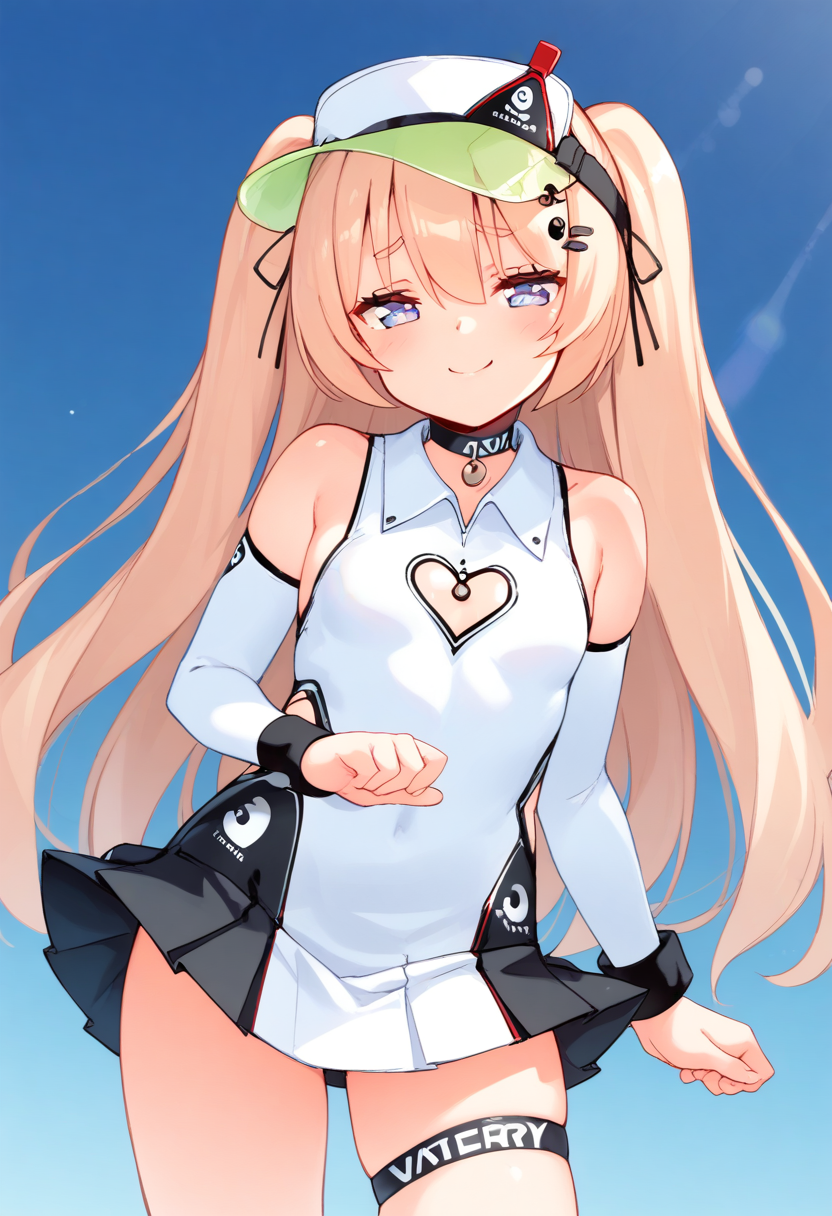 <lora:bache_XL_pony_bf16_v1:1>1girl, bache \(azur lane\),tennis uniform,, BREAK score_9, score_8_up, score_7_up, BREAK source_anime, best quality, masterpiece, uncensored,<lora:sdxl_lightning_4step_lora:1>(clear eyes:1.2),zPDXLpg,rating_explicit,(4 finger:0.5),
