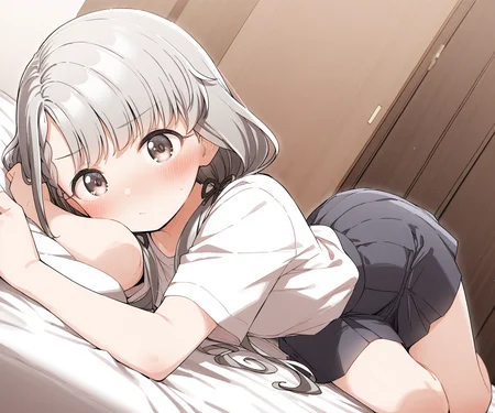 masterpiece, best quality, amazing quality, sfw, 1girl, solo, shirt, skirt, looking at viewer, hisakawa nagi, <lora:kusakashi style ILL-v2:1.2> kusakashi