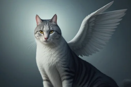 ,(Masterpiece:1.2, high quality),
 cat, :3,  
<lora:cat_20230627113759:0.8> angel wings