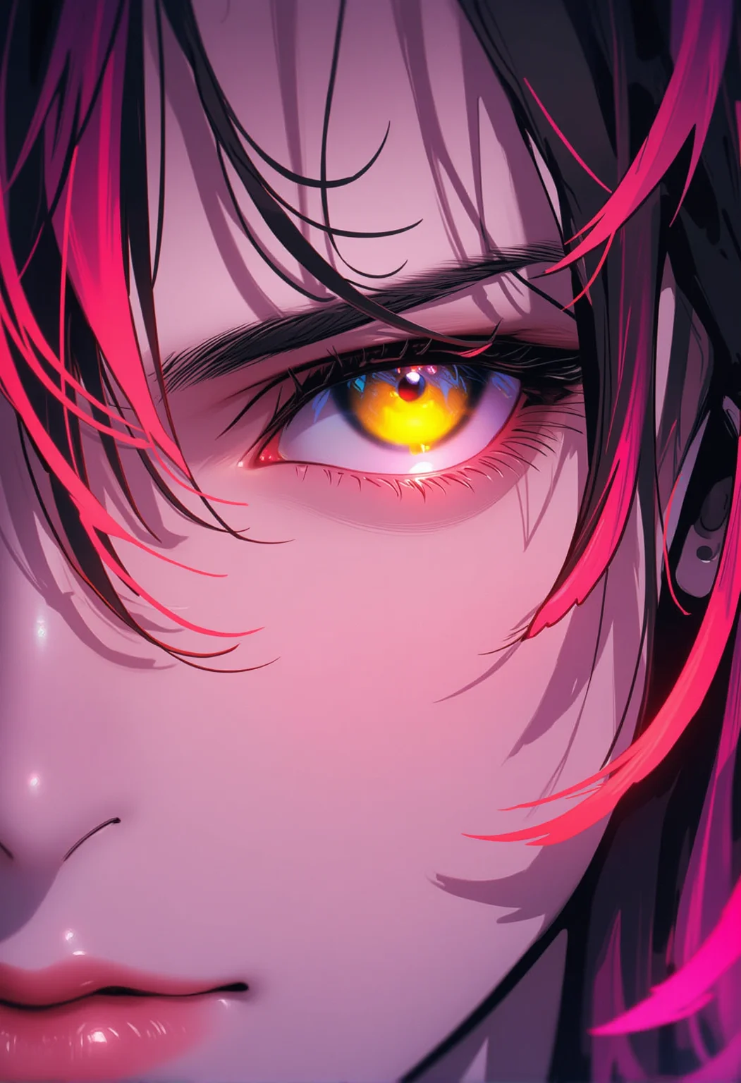 bv-anibrush. A close-up shot of a stunning beautiful young woman in anime style. The scene is ethernal., <lora:bv-anibrush-v1-flux.safetensors:1.0:1.0>