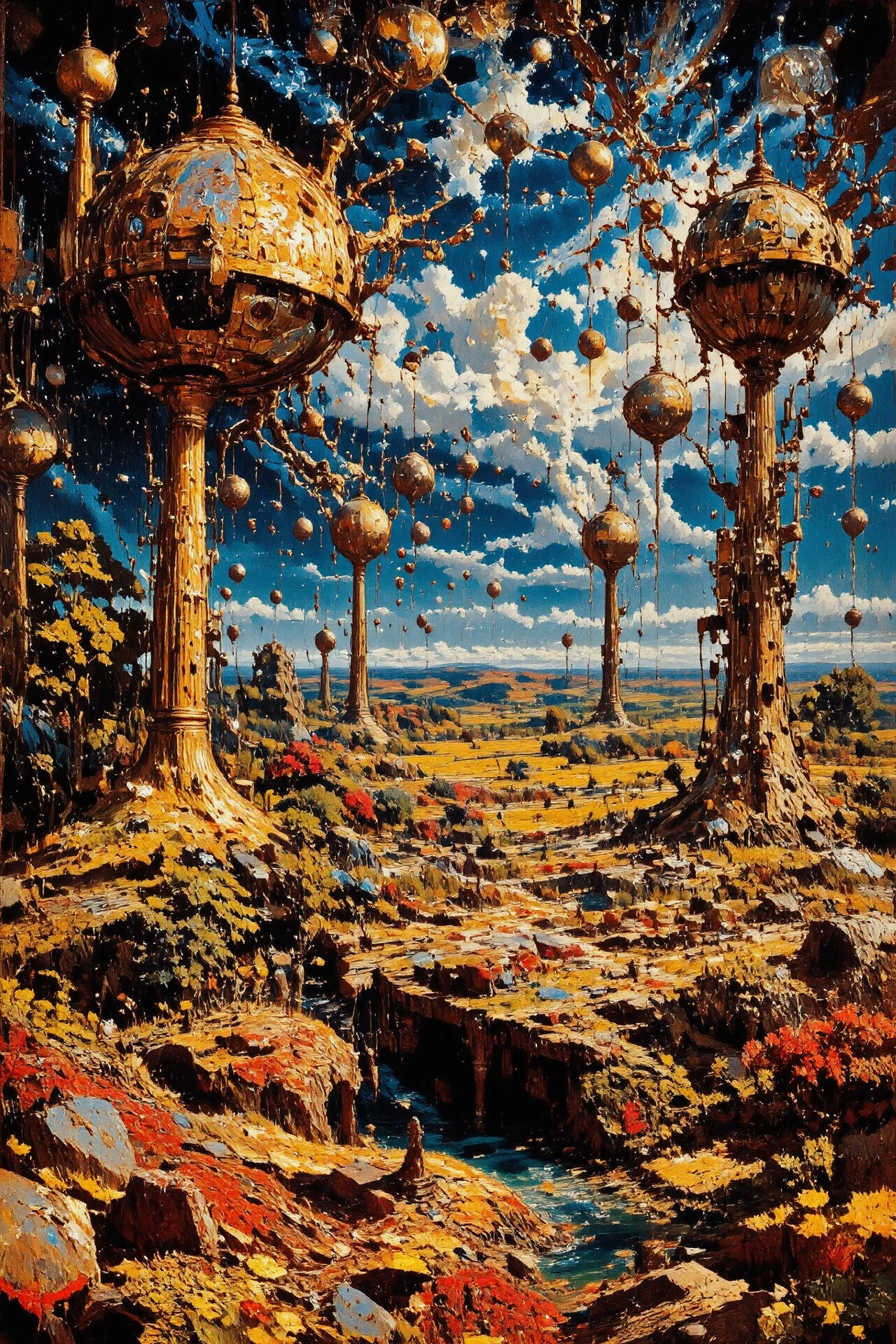 space station, beautiful  Dutch surreal landscape, woman, vivid colors, colorful, multilayer paint splash style, <lora:Hand v2:1> <lora:Anti-Blur:1> <lora:Insane Detail Slider:0.5>   <lora:Flux.1_Turbo_Detailer:0.6>   <lora:flux-photo-transparent_Alpha_1.0:0.8> <lora:flux.1_lora_flyway_Epic-detail_v2:1>   <lora:Painterly01b_CE_FLUX_AIT:0.8> pntrlyCE_style <lora:PsykeV1:1>  <lora:VividlySurreal:1>