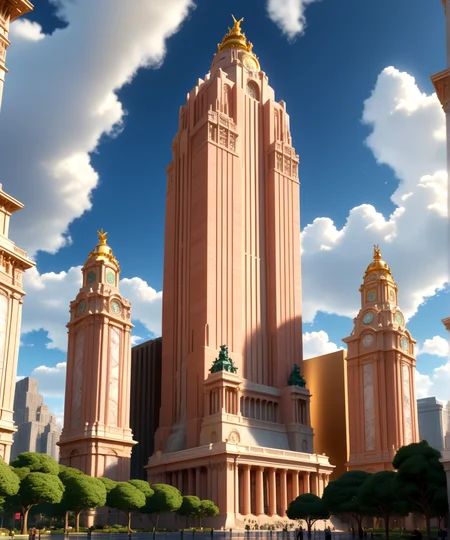score_9, score_8_up, score_7_up,
<lora:Authoritarian_Architecture_(Architecture)_(SDXL)_(AD):0.8> authoritarian, scenery, building, city, cityscape, architecture, monumental architecture,
8K, In'ei, chiaroscuro, soft natural volumetric cinematic perfect light, perfect depth of field shot, ray tracing, photometry, beautiful, subsurface scattering, idealized modern city, wide beautiful boulevards, busy city center, parks and manicured lawn areas, large parks, plazas, skyscrapers, hyper detailed, art by Thomas Kinkade, detailed background, detailed photographic fluffy anime clouds, Unreal Engine, CGI render, absurdly detailed, modern era photograph, masterclass oil painting, made of sandstone and concrete, monumental skyscrapers, vivid white sandstone, rose sandstone, tan sandstone, marble,
BREAK zPDXL, zPDXLxxx, <lora:wowifierXL:0.2> art by mooncryptowow <lora:sdxl_lightning_8step_lora:0.4> <lora:detailed_notrigger:0.5>