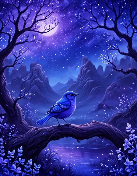 novuschroma14 style bird in a magical fantasy landscape <lora:novuschroma14 style:1> <lora:sdxl_lightning_8step_lora:1>